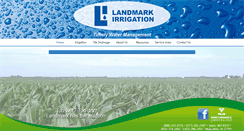 Desktop Screenshot of landmark-irrigation.com